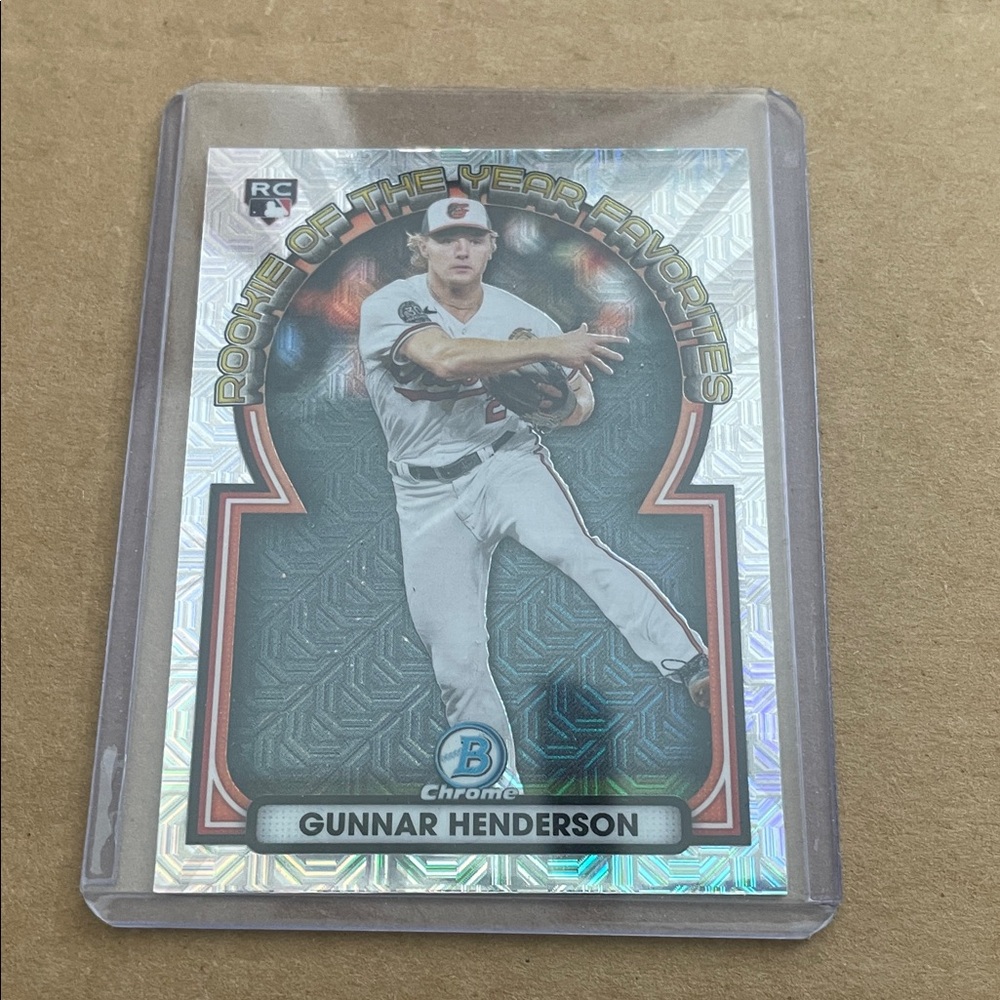 Topps Chrome Baseball Gunnar Henderson Silver Holographic Rookie Card
